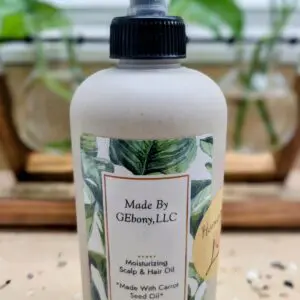 Organic Moisturizing Scalp/Hair Oil with Carrot Seed Extract