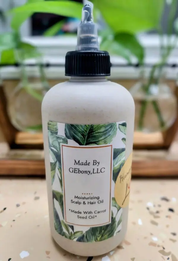 Organic Moisturizing Scalp/Hair Oil with Carrot Seed Extract