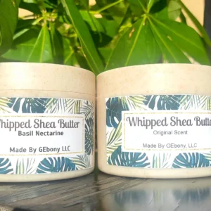 (2)Organic 100% Raw Whipped Shea Butter